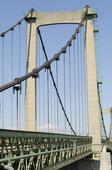 suspension bridge, architecture detail