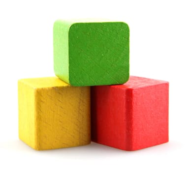 Wooden building blocks