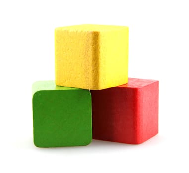 Wooden building blocks