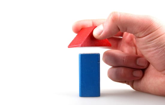 Wooden building blocks