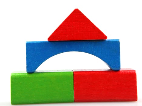 Wooden building blocks