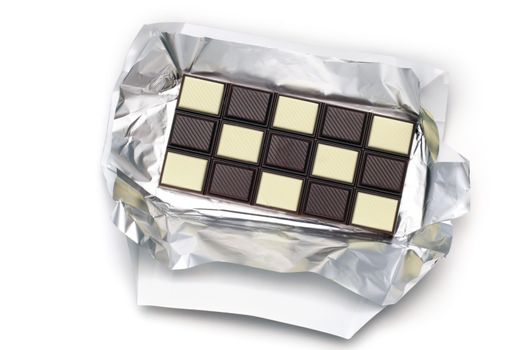bar of chocolate in the package