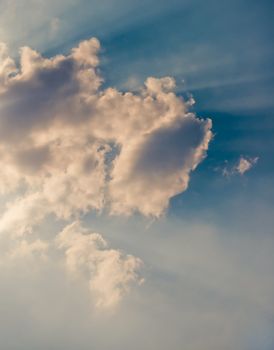 Cloudy sky and lighting