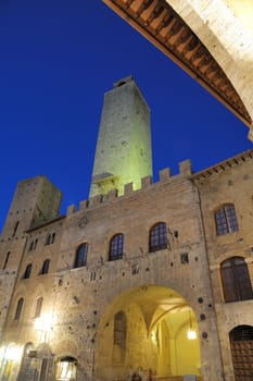 San Gimignano is a jewel of the tuscan medieval architecture