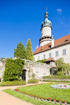 Castle of Nove Mesto nad Metuji with garden, Czech Republic