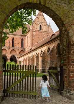 Entrance to Kloster Chorin, a Unesco Heritage in Germany.