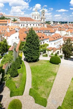 Vrtbovska Garden and Saint Nicholas Church, Prague, Czech Republic