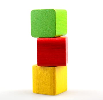 Wooden building blocks