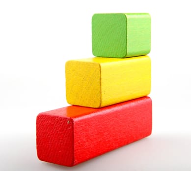 Wooden building blocks