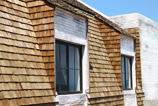 window on old roof top