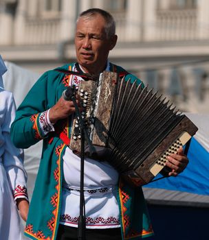 August 30st, 2011 - The annual celebration of Tatarstan Republic Day in Kazan is a colourful event, where the numerous local ethnics groups in traditional costumes perform in dances and singings.