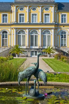 Castle Poppelsdorf, completed in 1753 by Clemens August, in the center of Bonn, Germany