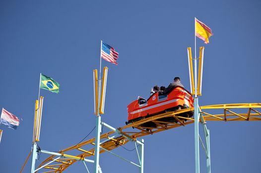 Scene on a funfair
