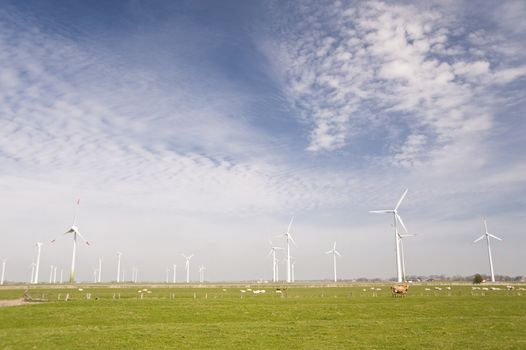 Wind generators in northern Germany