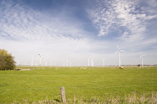 Wind generators in northern Germany