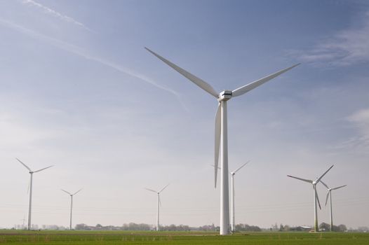 Wind generators in northern Germany