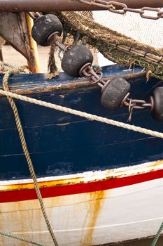 Scene in the port of Buesum, Germany