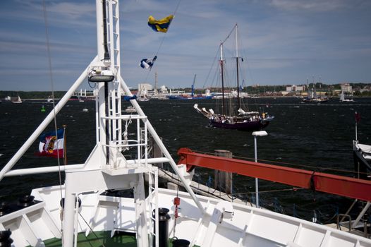 detail on a ship / kiel week 2009