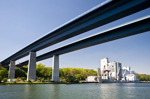 Bridge over Kiel Canal, Germany
