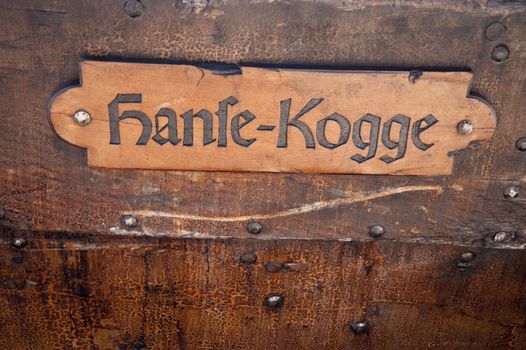 Detail of a hanseatic cog