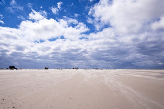 Beach of St. Peter-Ording, Germany