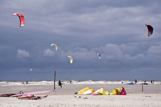Beach of St. Peter-Ording, Germany
