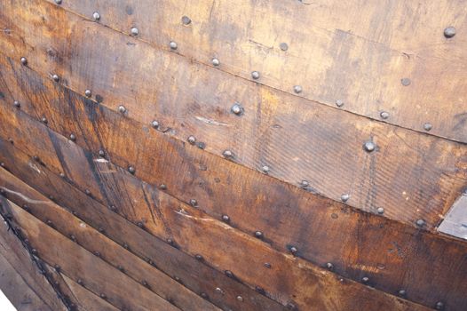 detail of a hanseatic cog