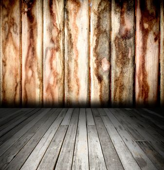 wooden planks interior