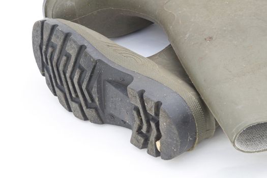 Wellington boots against a plain white background.