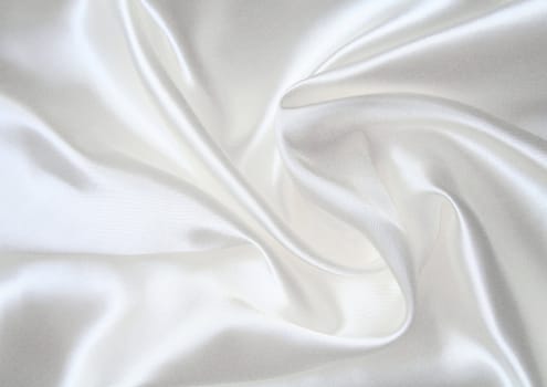 Smooth elegant white silk can use as wedding background 