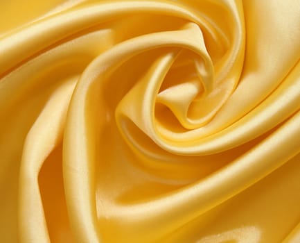Smooth elegant golden silk can use as background 