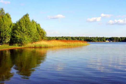 Beautiful summer lake