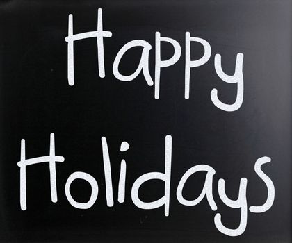 Happy Holidays Vector Lettering