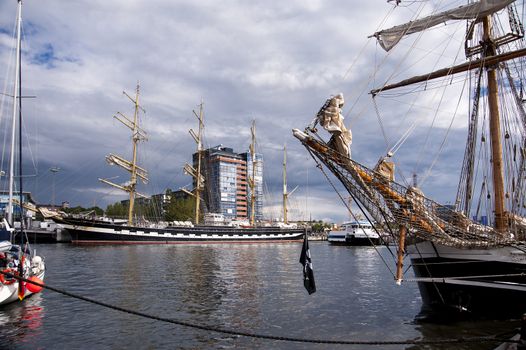 Scene in Kiel Week 2010, Germany