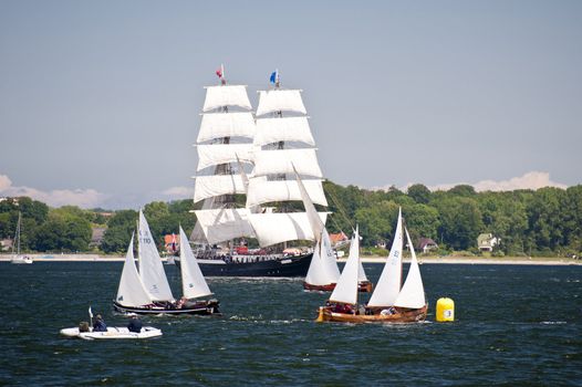 Scene on the Kiel-Week 2010, Germany