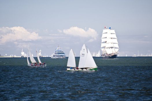 Scene on the Kiel-Week 2010, Germany