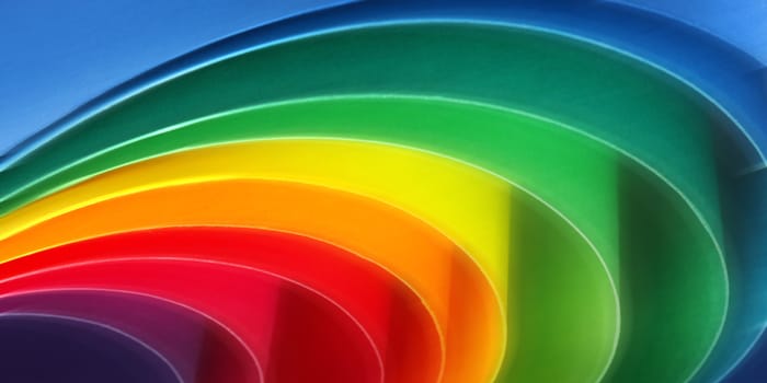 Color paper variety arc wave form spectrum 