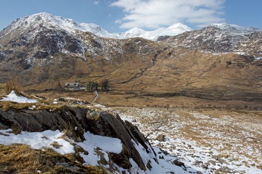 Mount Snowdon from the south face Snowdonia national park