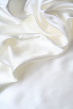 Smooth elegant white silk can use as wedding background 