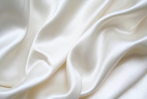 Smooth elegant white silk can use as background