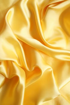 Smooth elegant golden silk can use as background 