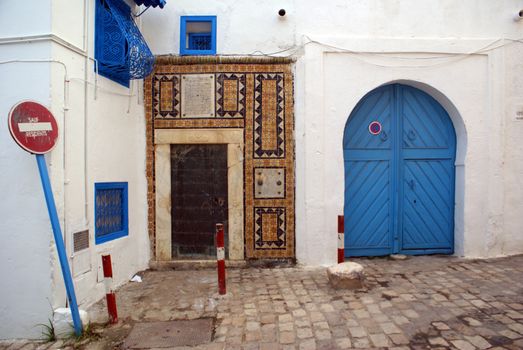 Medina in village Sido Bou Said, Tunisia              