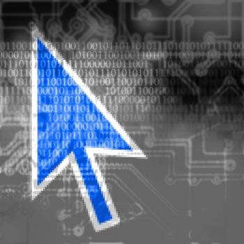 abstract computer background microscheme and binary code