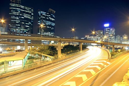 traffic in downtown of Hong Kong 