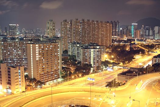 Hong kong at night 