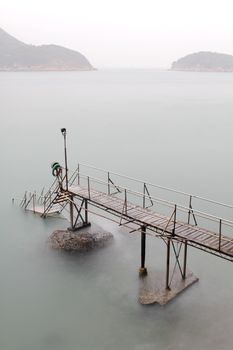 Bathing pavilion is a structure for bathing and swimming at a sea shore. The structure extended from shore into the sea with a large platform. Now, it is a history buildings in hong kong. 