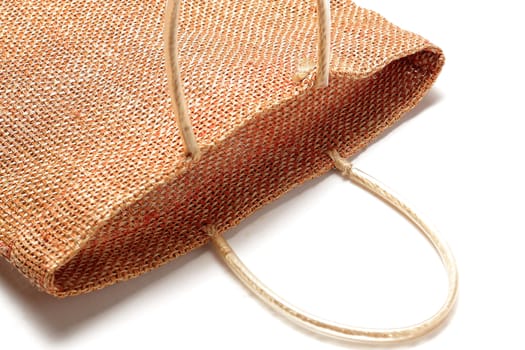 Wicker bamboo handbag 