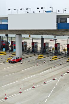 toll station and Billboard