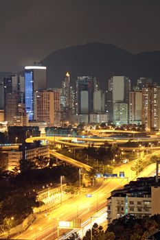 Hong kong at night 