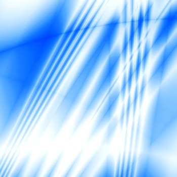 abstract waves, overflowing the tints of blue color on a white background